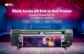 UV Roll-to- Roll Printer RUV-3204 2018.04 - … & Varnish 白色和光油. UV ... Double UV LED Light
