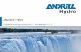 ANDRITZ HYDRO Unternehmenspräsentation · der weltweit größten Anbieter im Markt für hydraulische Stromerzeugung. 5 . ... Turbogeneratoren für Gas- und Dampf- ... Grid Code konform