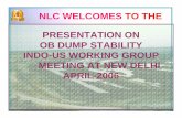 NLC WELCOMES TO THE PRESENTATION ON OB DUMP … · b. 2.1 MTPA Lignite Mine with Thermal Power Plant of 2*125 MW ... Thermal Power Station at Tuticorin as Joint Venture with TNEB.
