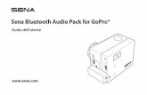 Sena Bluetooth Audio Pack for GoPro® 1. INTRODUZIONE 4 2. CONTENUTO DELLA CONFEZIONE 5 3. NOZIONI INTRODUTTIVE 7 Collegare l'Unità Pack al GoPro® 7 Rimuovere l'Unità audio Bluetooth