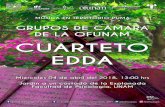 os Estudiantiles, Facultad de Psicología UNAM€¦ · La bikina Perfume de gardenias Sinaolense Huapango 2018 . Title: Cuarteto EDDA, Programa Mexicano.