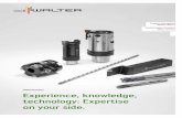 Experience, knowledge, technology: Expertise - Walter Tools · Walter Tools India Pvt. Ltd. Pune, India +91 (20) 3045 7300, service.in@walter-tools.com Walter (Thailand) Co., Ltd.
