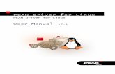PCAN Driver for Linux - Home: PEAK-System€¦ ·  · 2011-03-22PCAN Driver for Linux ... As a network device with commonly used network socket calls. ... Within this directory you