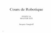 cours De Robotique - Icube-avr.unistra.fricube-avr.unistra.fr/fr/images/a/a4/Cours_rob_intro.pdf · • John J. Craig, Introduction to robotics - mechanics and control, Addison-Wesley.