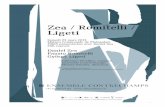 Zea / Romitelli / Ligeti - contrechamps.ch · Concert dirigé 6. Zea/ Romitelli/ Ligeti (et Jim Morrison à l’arrière plan) Samedi 23 mars 2013 Maison Communale de Plainpalais