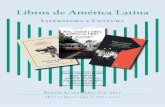 Literatura y Cultura - iberoamericana-vervuert.es Literatura y Cultura... · Libros de América Latina Literatura y Cultura Novela, poesía, teatro, ensayo Historia y crítica de