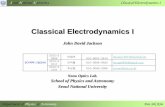 Classical Electrodynamics I - Dept. of Physics & Astronomyphya.snu.ac.kr/php/subject_list/Notice/data/1394374919… ·  · 2014-03-09Seoul National University Classical Electrodynamics