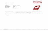 Produktblad - Elko Produkt: Borrmall 1½-dosa E-nummer: 1604727 Art.nummer: 5137 EAN: 7020160513700 Förp.antal: 1 Färg: Röd Produktbeskrivning: För att göra ovala hål i väggskiva