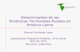 Determinantes de las Dinámicas Territoriales Rurales …legacy.iica.int/Esp/Programas/Territorios/Documents/...Contenido 1. El programa Dinámicas Territoriales Rurales 2. Definiciones