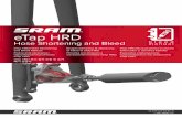 eTap HRD ·  · 2017-05-22eTap HRD Hose Shortening and Bleed Manual Brugervejledning til afk ortning af kabel til eTap HRD eTap HRD Manual pentru scurtarea ... components. We recommend