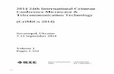 2014 24th International Crimean Conference Microwave & Telecommunication Technology ...toc.proceedings.com/24235webtoc.pdf ·  · 2014-12-15IEEE Catalog Number: ISBN: CFP14788-POD