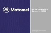 Manual de despiece Generador M6500 B - MOTOMELmaquinasyherramientas.motomel.com.ar/despieces/...generador-M650… · Referencia Código Descripción Cantidad Nota / Utilidad 13 FF03-BS6500
