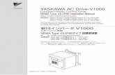 YASKAWA AC Drive-V1000 · YASKAWA AC Drive-V1000 ... 4A0038G. YASKAWA ELECTRIC TOBP C710606 35B YASKAWA AC Drive - V 1000 NEMA Type 4X/IP66 Installation Manual 13 …