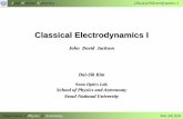 Classical Electrodynamics I - SNUphysics.snu.ac.kr/php/subject_list/Notice/data/1399441208.pdfSeoul National University Classical Electrodynamics I Department of Physics & Astronomy