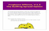Frogbone Offense, V:1.5 The Bullfrog Spread Optionthekesterfamily.com/Football/Frogbone_Offense_files/V1-5 03... · The Bullfrog Spread Option, what we ... – Purple is the ‘standard