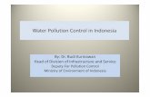 Water Pollution in Indonesia - wepa-db.net · OUTLINE PRESENTATION • WATER POLLUTION CONTROL POLICY IN INDONESIA ... BOD Observasi Pollutant Load Reduction 9,09 …