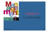 Chapter 17 LEADERSHIP - الصفحات الشخصية | الجامعة ...site.iugaza.edu.ps/melfarra/files/2010/02/leader171.pdf ·  · 2010-06-02Learning Objectives You should