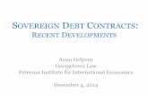 SOVEREIGN DEBT CONTRACTS - World Banktreasury.worldbank.org/documents/WorldBankSDPresentation.v2.pdf · given full effect in its courts, precluding its officials from paying defaulted
