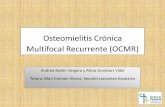 Osteomielitis Crónica Multifocal Recurrente (OCMR) clínico • Niña de 8 años que consulta en UPED por dolor en 2º dedo pie izquierdo tras inmovilización con férula suropédica