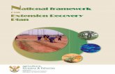 National Framework for Extension Recovery Plan - …nda.agric.za/doaDev/sideMenu/educationAndTraining/framework... · and advisory services. The Extension Recovery Plan (ERP) which