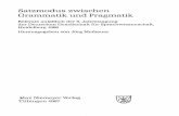 Satzmodus zwischen Grammatik und Pragmatik - Open … ·  · 2012-05-22Satzmodus zwischen Grammatik und Pragmatik Referate anläßlich der 8. Jahrestagung der Deutschen Gesellschaft