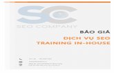 Gói 3 Training SEO IN-HOUSE - Công ty SEO, Tư vấn …sccom.vn/images/info/Training.pdfCHI TI Tổng quan về SEO và cách chọn từ khóa Định nghĩa SEO Mô tả cơ chế