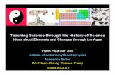 Teaching Science through the History of Science - 科學營 …wcscamp-register.com/wcs_web/downloads/2teachings… ·  · 2014-04-17Teaching Science through the History of Science