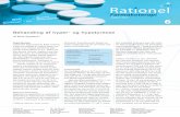 Rationel - Stofskiftesygdomme - Landsforeningen for ... farmakoterapi • nr. 6 • august 2013 en patient med svær hypotyreose allige-vel gravid, vil et persisterende lavt stof-skifte