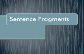 Common Sentence Errors - Saddleback College am taking English, ... Are these errors? Fragments can be acceptable in certain types of writing ... Common Sentence Errors Author: