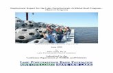 Deployment Report for the Lake Pontchartrain Artificial ... Report for the Lake Pontchartrain Artificial Reef Program - ... of 2009 and did not encounter any significant problems ...