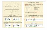 Lesson 7 Handout 1 Non-Harmony Notes & Extended ... HARMONY Dr. Declan Plummer Lesson 7: Non-Harmony Notes & Extended Diatonic Chords Non-Harmony Notes 1.Non-Harmony notes are pitches