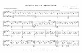 Sonata No. 14, 'Moonlight' - ibiblio.org · Sonata No. 14, 'Moonlight' Adagio sostenuto Op. 27, No. 2 2 1 3 5 Si deve suonare tutto questo pezzo delicatissimamente e senza sordini