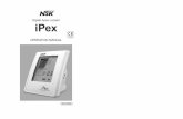 OPERATION MANUAL iPex - NSK Tech Service & … EU directive 93/42/EEC was applied in the design and production of this medical device. Thank you for purchasing the iPex. This is apex