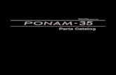 Parts Catalog - toyota.co.jp · このパーツカタログには、ponam - 35[e1119～]の使用部品を収録してあります。 部品をご注文の際は、このパーツカタログをご参照の上、部品番号、部品名、数量を