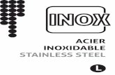 ACIER INOXIDABLE STAINLESS STEEL - … inoxydable / stainless steel 4 p.r. distribution inc. * quÉbec: 418.872.6018 * chicoutimi: 418.545.1100 * sans frais / toll free: 800.463.5259