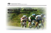WSDOT Bicycle Racing Guidelines · WSDOT Bicycle Racing Guidelines M 3050.02 Page iii August 2010 Foreword The Washington State Bicycle Racing Guidelines are dedicated to the memory