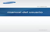 manual del usuario - Samsung Service · comuníquese con su proveedor de servicios. ... tarjeta microSIM o una tarjeta microSIM con un soporte no autorizado, ... Antes de utilizar