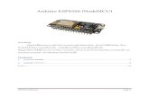 Arduino ESP8266 (NodeMCU) - narong.ece.engr.tu.ac.th · ESP8266 Module Page 1 Arduino ESP8266 (NodeMCU) หมายเหตุ ข้อมูลในนี้คดัลอกมาจากเว็บไซต์