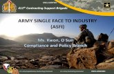 ARMY SINGLE FACE TO INDUSTRY (ASFI) - United … Army Single Face to Industry (ASFI) Acquisition Business Web Site () 3 주한 미군 8군 계 사령부와의 거래를 위한 입찰