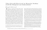 The Occult Revival in Russia Today and Its Impact on … ·  · 2011-12-06The Occult Revival in Russia Today and Its Impact on Literature Birgit Menzel T ... certain ideas and methods