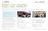 Bạn có muốn học tại ANU? - Your Pathway to ANU - ANU College€¦ ·  · 2017-09-18ANUC1102 Sự đa dạng của Con người và Văn hóa: ... môn tốt nhất Nepal