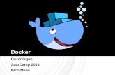 Docker - Nico Maas · • docker run -d nmaas87/docker-openwrt ping 127.0.0.1 -c 50 • ping Befehl im deattached Mode ausführen ... z.B. auf Raspberry Pi oder anderen ARM Plattformen