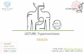 LECTURE: Trypanosomiases - KSUMSCksumsc.com/download_center/2nd/2) GNT Block/Teams work/Microbiol… · LECTURE: Trypanosomiases ... The most constant feature of the cardiac disease