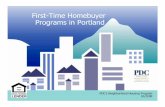 First-Time Homebuyer Programs in Portlandchrisbalmesproperties.com/files/documents/How_to_buy_a_home_of...First-Time Homebuyer Programs in Portland ... escrow account to pay for improvements