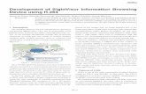 Development of SightVisor Information Browsing Device using Hdl.cdn-anritsu.com/ja-jp/test-measurement/reffiles/About-Anritsu/R... · Development of SightVisor Information Browsing