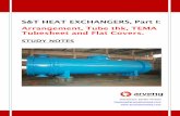 S&T HEAT EXCHANGERS, Part I: Arrangement, Tube … Projects Connecting Dots SHELL & TUBE HEAT EXCHANGERS, PART I – Instructor: Javier Tirenti Page 2 Table of contents