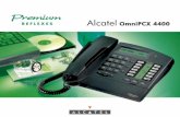 Alcatel OmniPCX 4400 - SFT Fernmeldetechnik Stadler … Benutzerhandbuch Premium REFLEXES Alcatel OmniPCX 4400 Sie besitzen jetzt einen Apparat Premium REFLEXES. Er gibt Ihnen auf