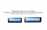 NextBook Premium 8 IPS / 8 IPS Quad / 10 IPS Quad ... Uzivatelsky manual 8 IPS.pdf · Uživatelský manuál CZ 1 NextBook Premium 8 IPS / 8 IPS Quad / 10 IPS Quad Uživatelský manuál