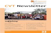 CVT Newsletter€¦ · ေဆာင္းနိုင္ၾကပါေစဟု cvt ျမန္မာ