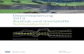Deponieplanung 2013 Aushub und Inertstoffe Schlussbericht · Werner Toggenburger (Cham) ... Philipp Weibel (BVCS AG) Ursula Zgraggen (WWF Zug) Begleitgruppe Deponieplanung Kanton